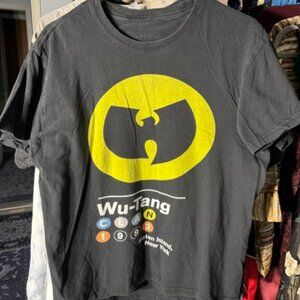 WU-TANG CLAN Staten Island Subway Hip-Hop 100% Cotton Tee T-Shirt SZ Large